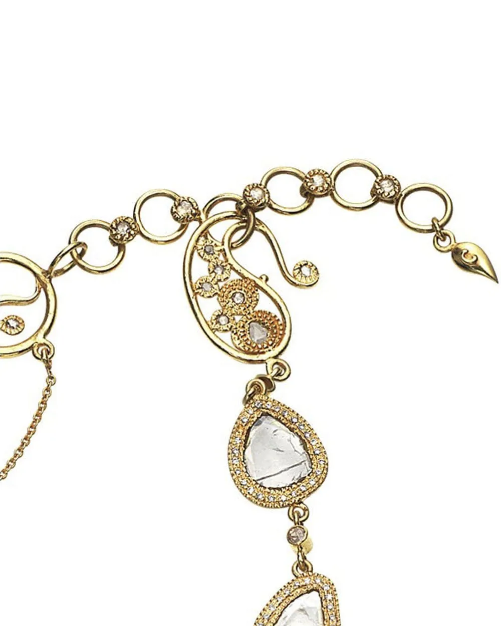 20k Yellow Gold Diamond Luminosity Necklace
