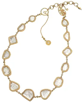 20k Yellow Gold Diamond Luminosity Necklace