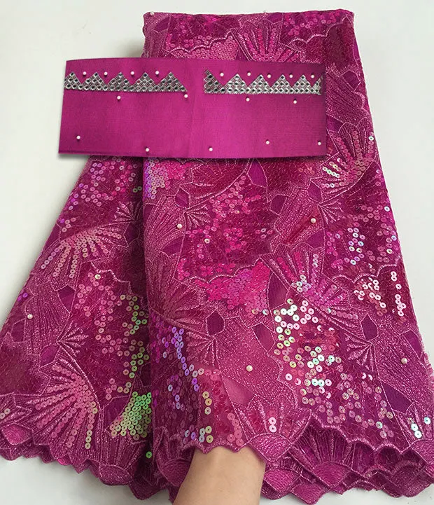African french lace tulle fabric matching
