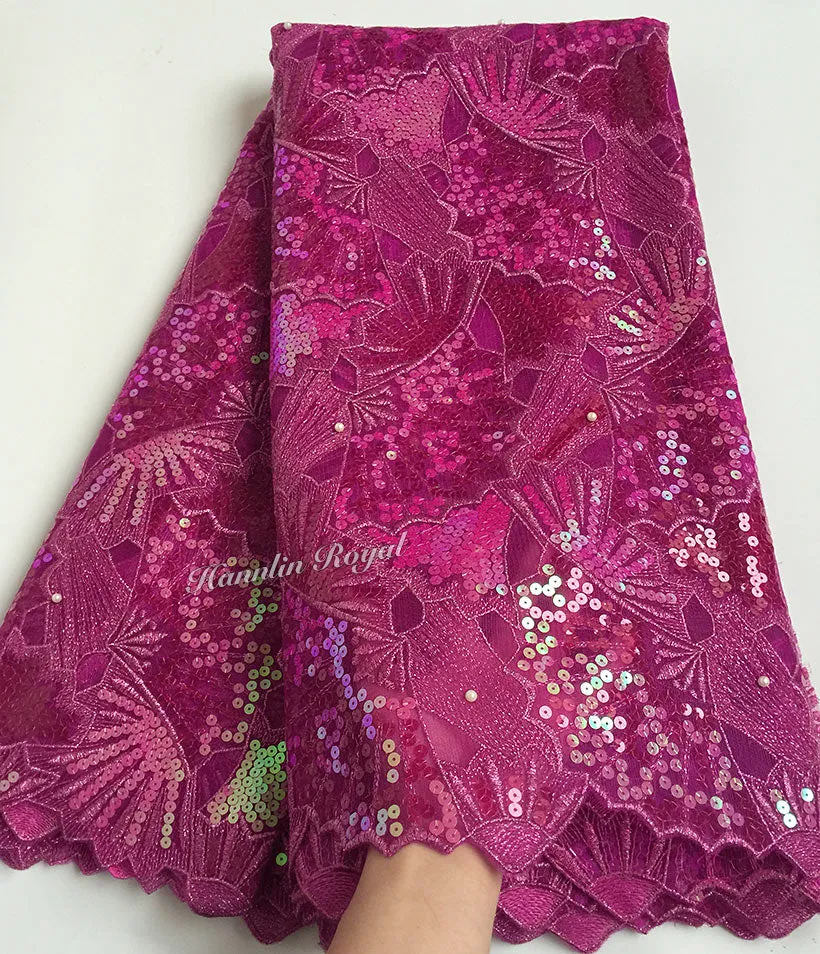 African french lace tulle fabric matching