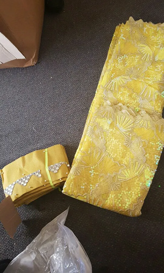 African french lace tulle fabric matching