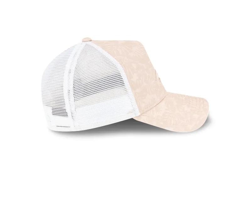 Alpine F1 Floral All-Over Print Light Beige 9FORTY A-Frame Trucker