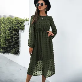 Amy Fashion - Elegant Casual Chiffon Party Vintage Midi Dresses