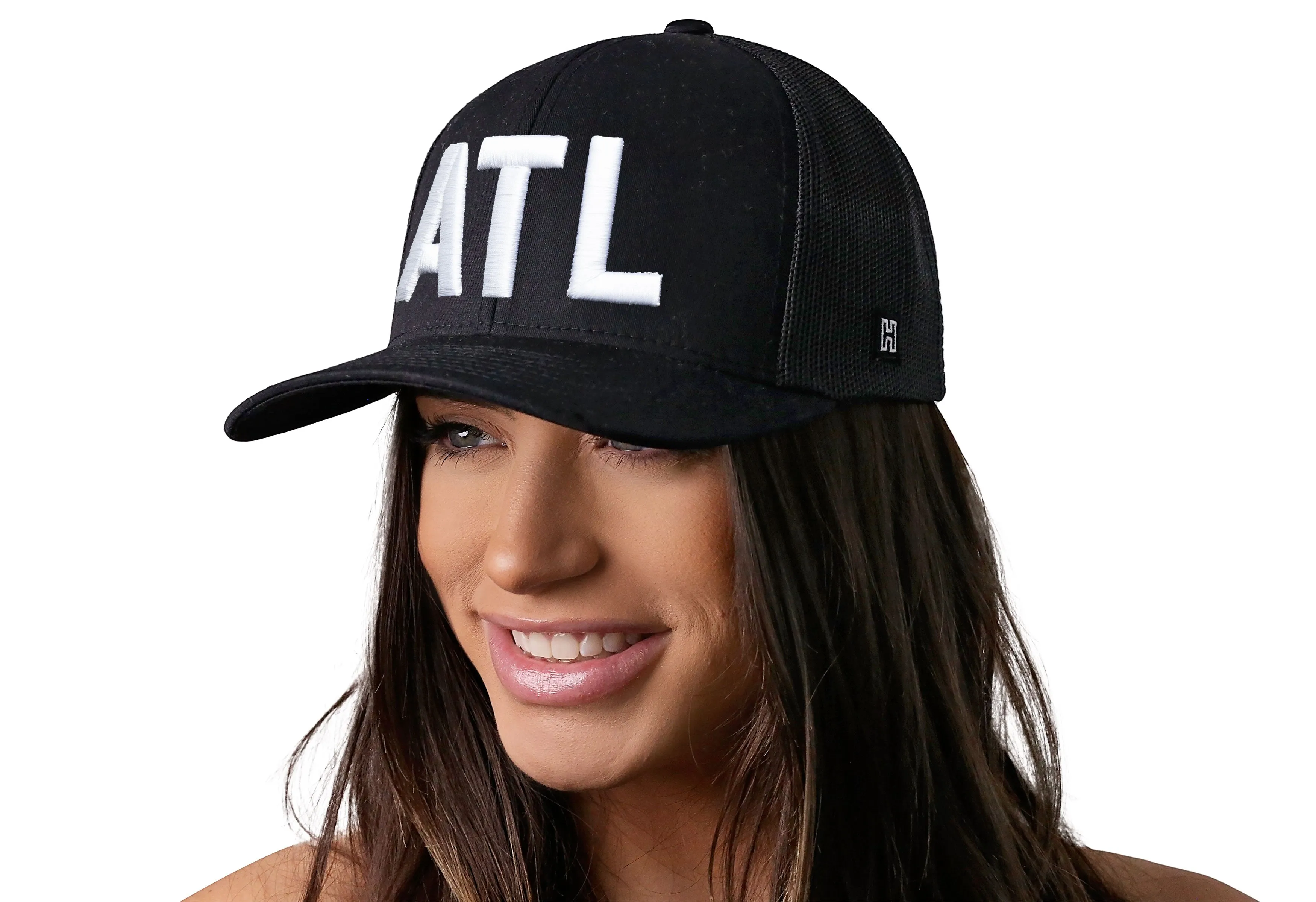 ATL Trucker Hat  |  Black ATL Snapback