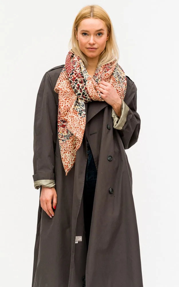BASC6054 Animal Pattern Print Oblong Scarf