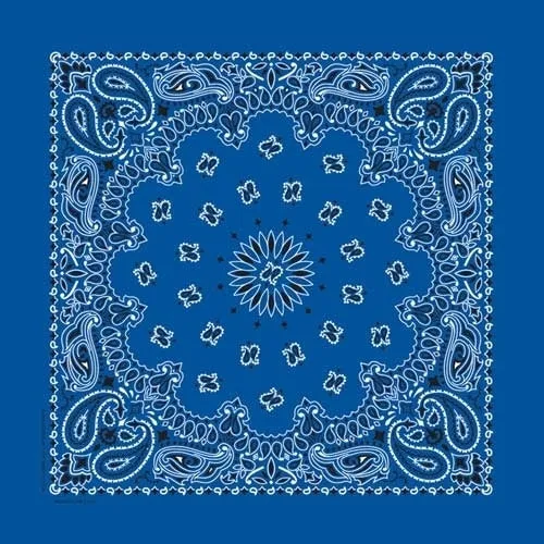 BD2501 Bandana Paisley Royal