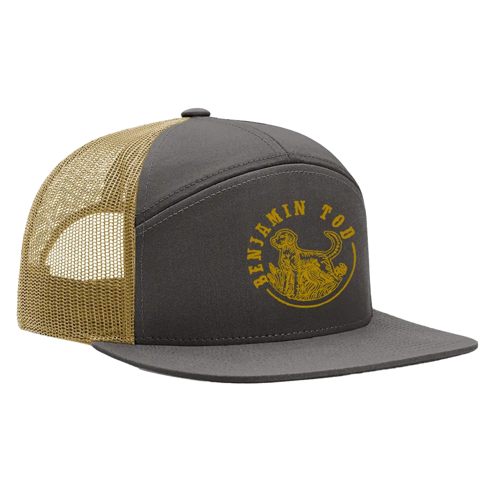 Benjamin Tod Hunting Dog 7-Panel Trucker Hat PRE-ORDER
