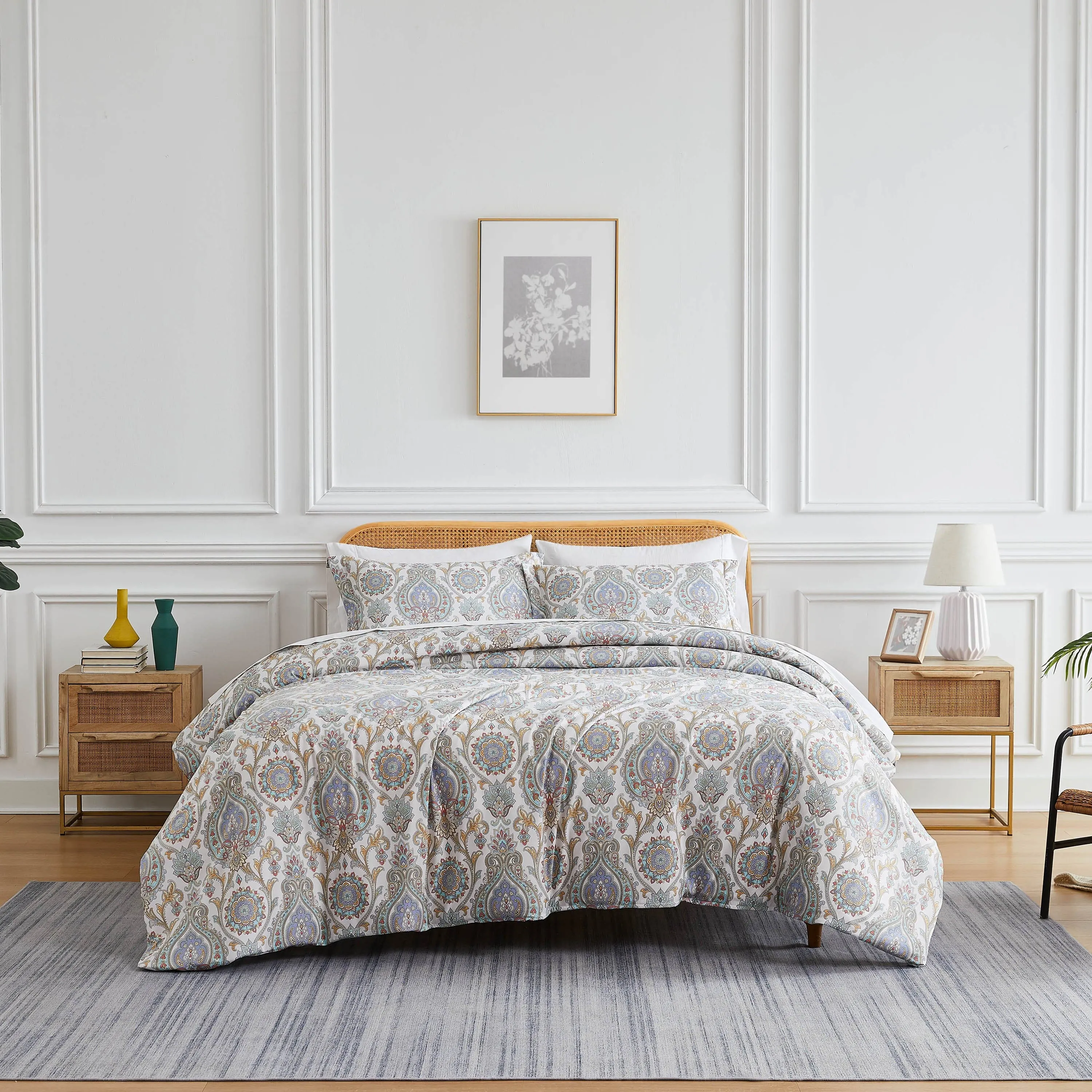 Boho Paisley Duvet Cover Set
