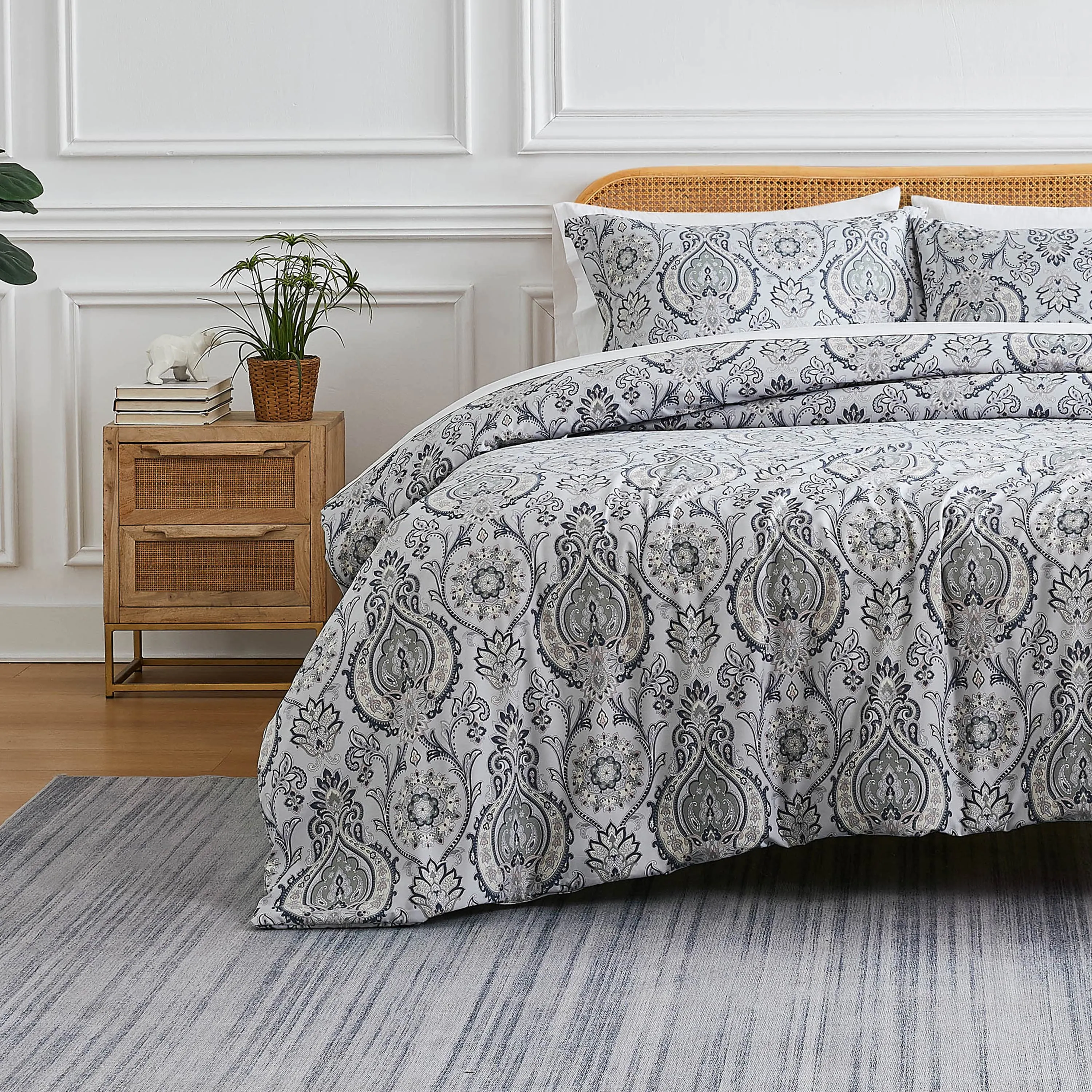 Boho Paisley Duvet Cover Set