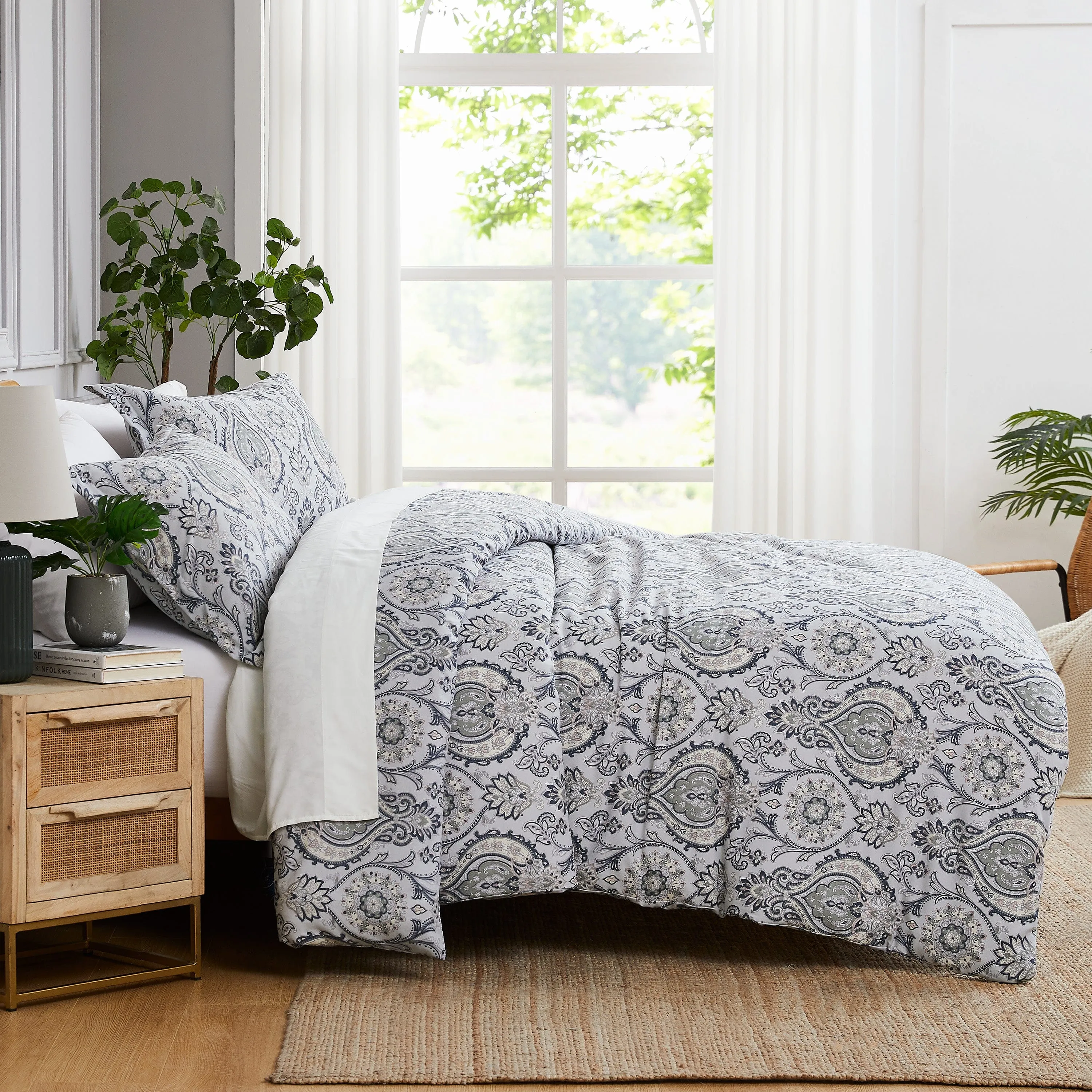 Boho Paisley Duvet Cover Set