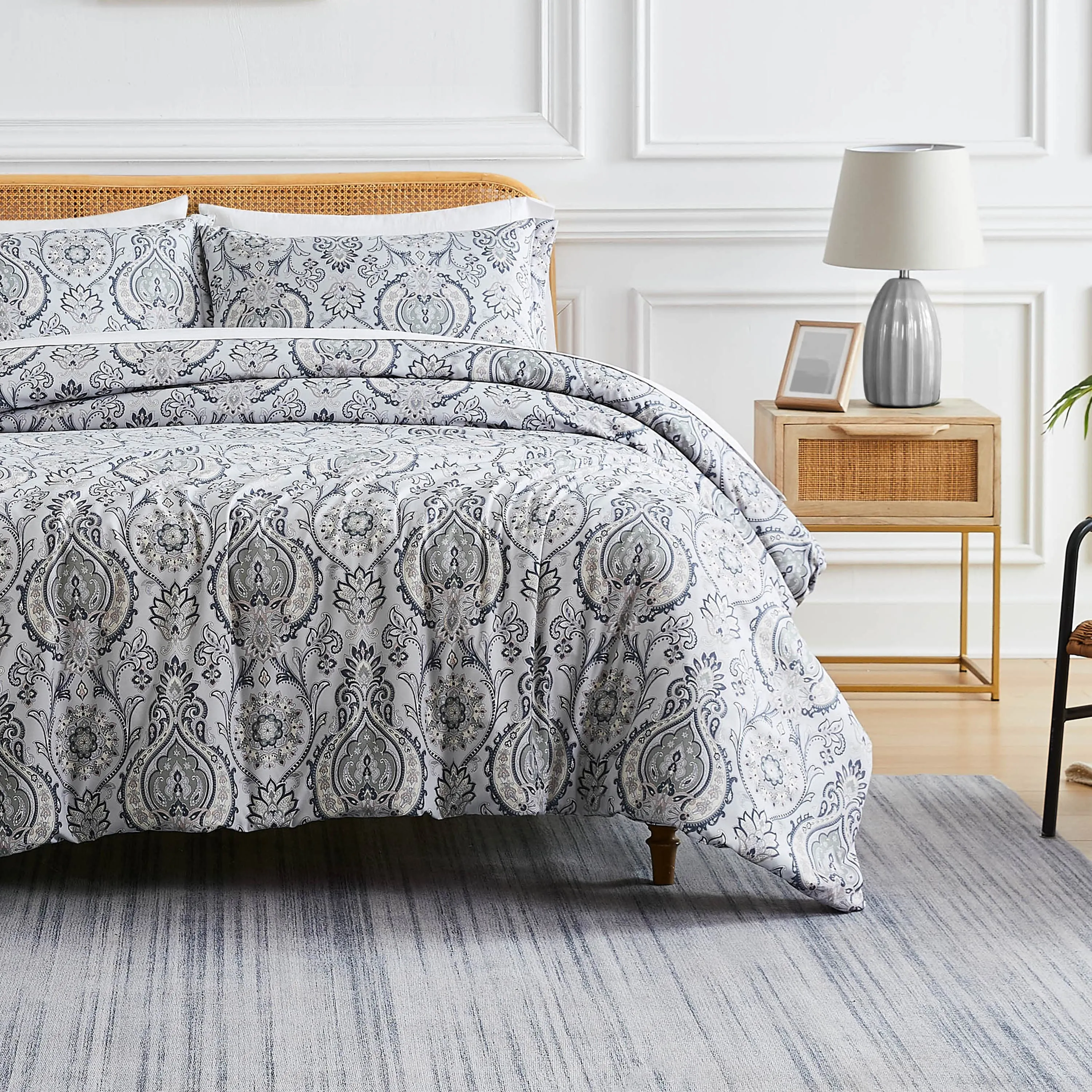 Boho Paisley Duvet Cover Set
