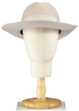 Bonita Cream Bride Fedora Hat UK M