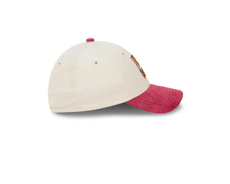 Brisbane Broncos Two-Tone Chrome White Youth 9FORTY Cloth Strap