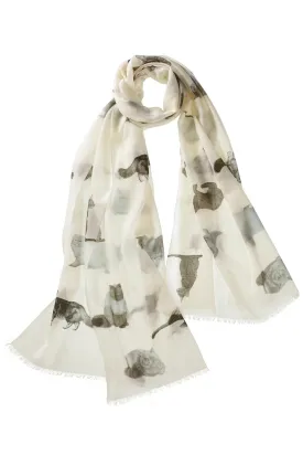 Cat's Meow Scarf - Ivory
