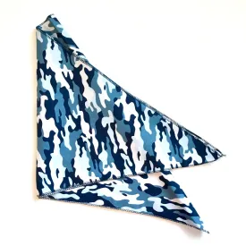 Cotton Chemo Bandana Navy Blue Camo