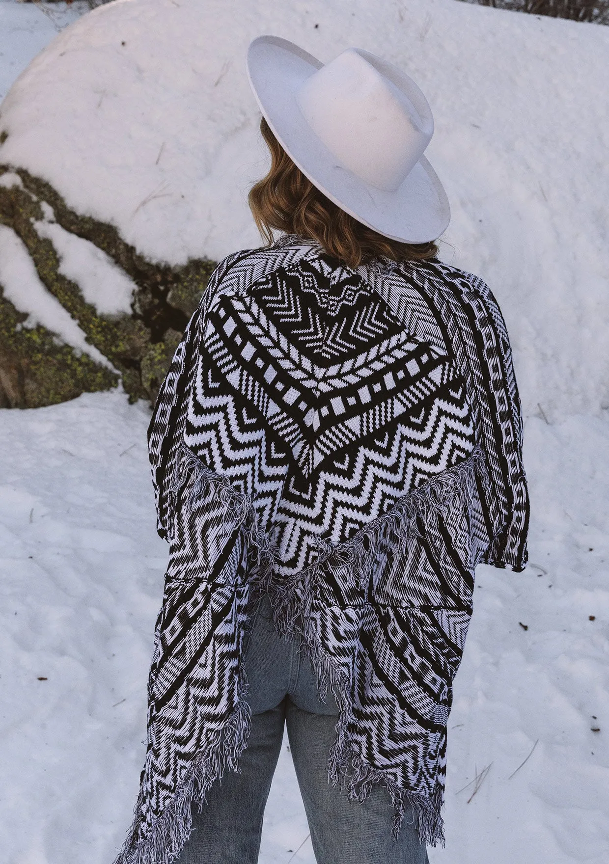 Cozy Southwestern Knit Boho Cardigan