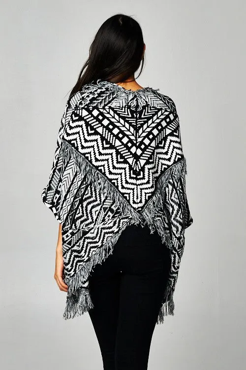 Cozy Southwestern Knit Boho Cardigan