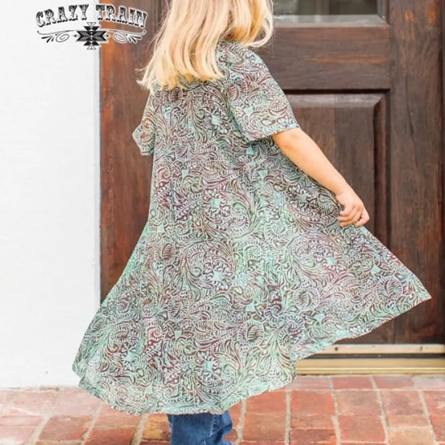 Crazy Train Caboose Kids Paisley Praise Duster