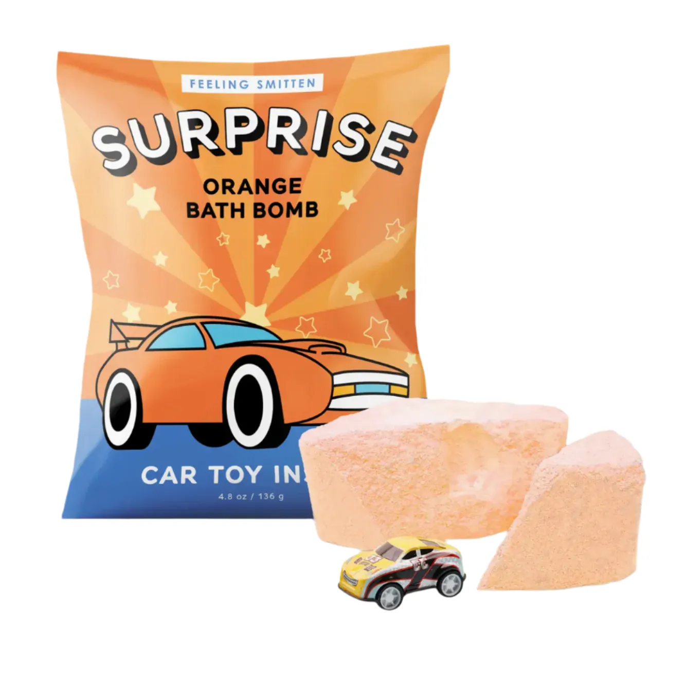 Feeling Smitten - Racecar Surprise Bath Bomb Bag