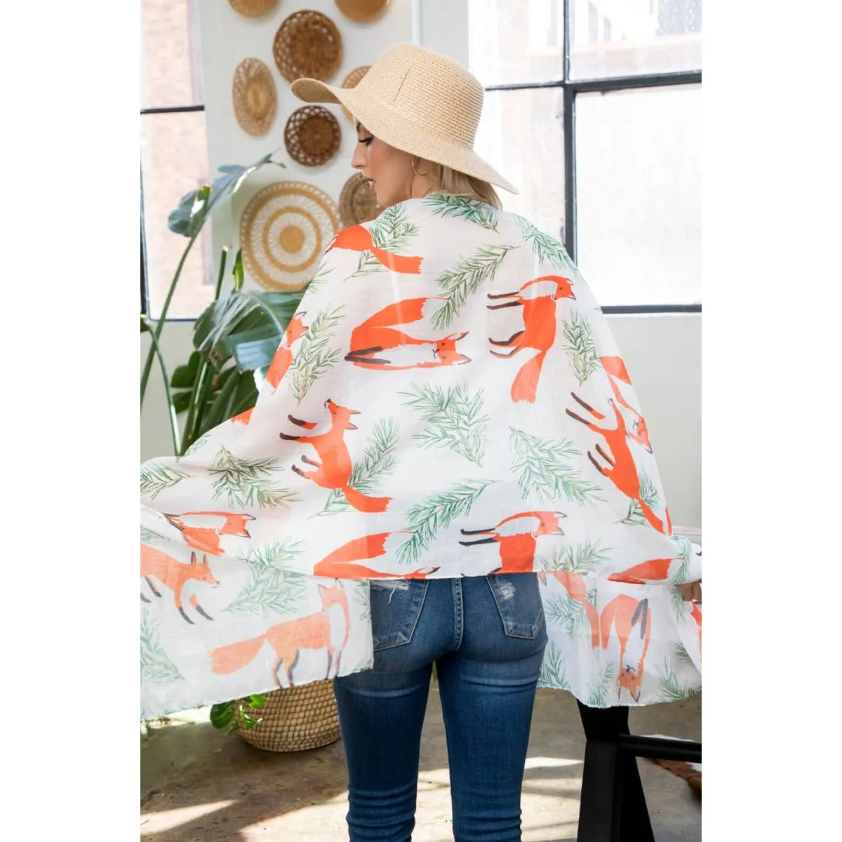 Fox Print Scarf