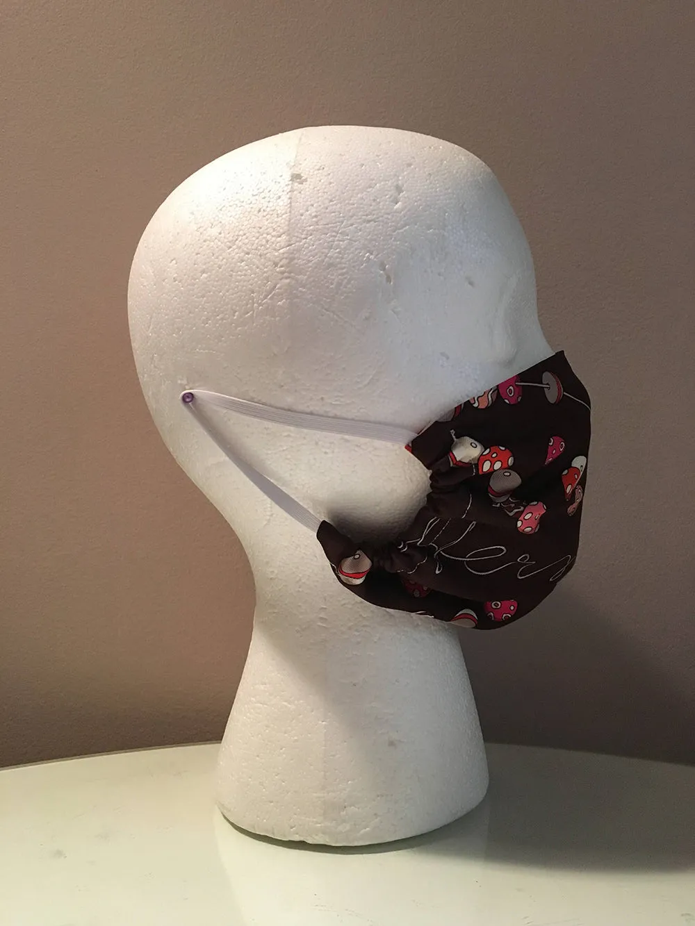 Handmade Hermes Dancing Pearls Silk Scarf Mask
