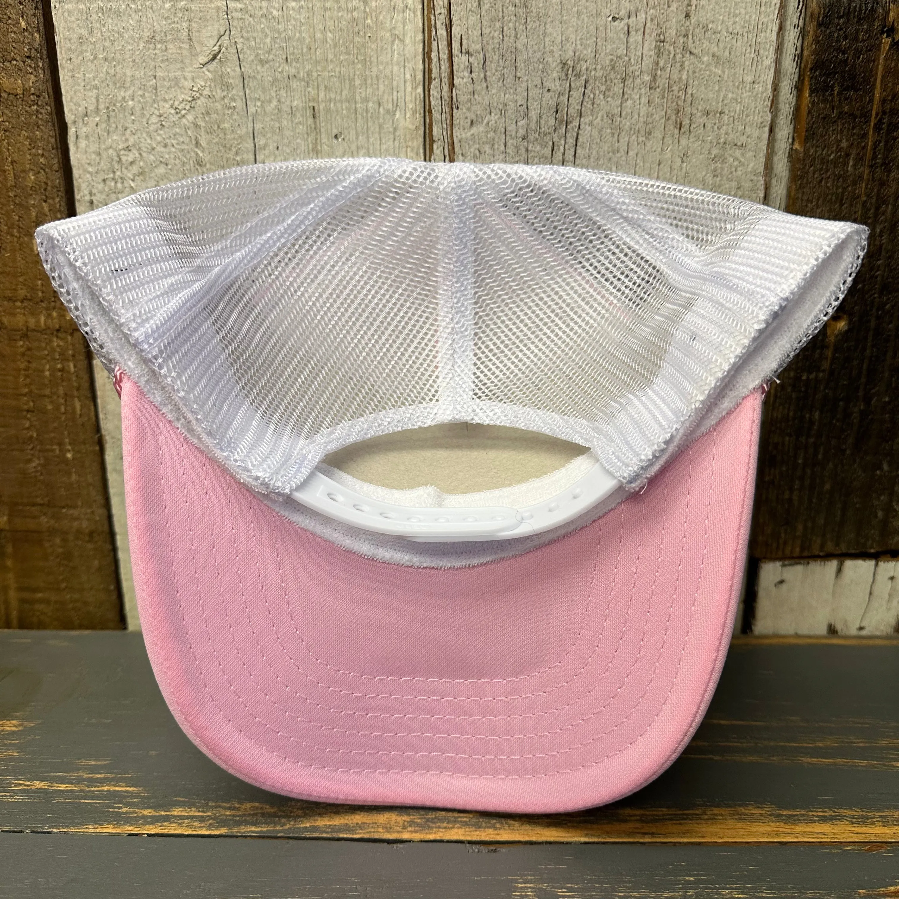 Hermosa Beach HERMOSA'84 Trucker Hat - Soft Pink/White