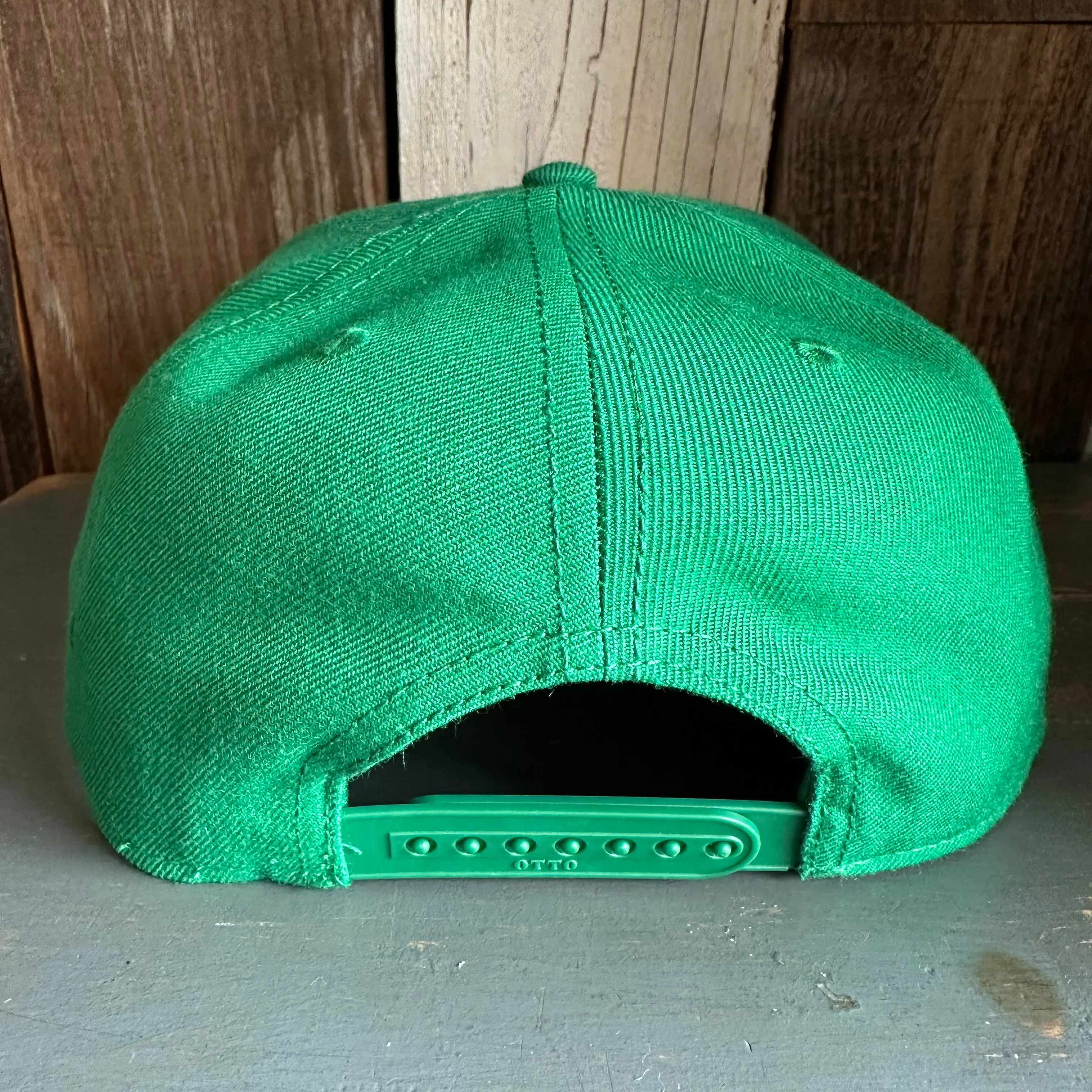 Hermosa Beach ROPER :: 6-Panel Mid Profile Snapback Hat - Kelly Green