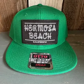 Hermosa Beach ROPER :: 6-Panel Mid Profile Snapback Hat - Kelly Green