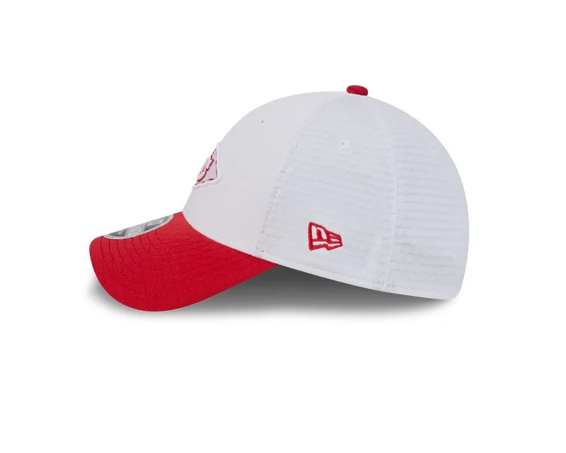 Kansas City Chiefs 2024 Training White 9FORTY Stretch Snap