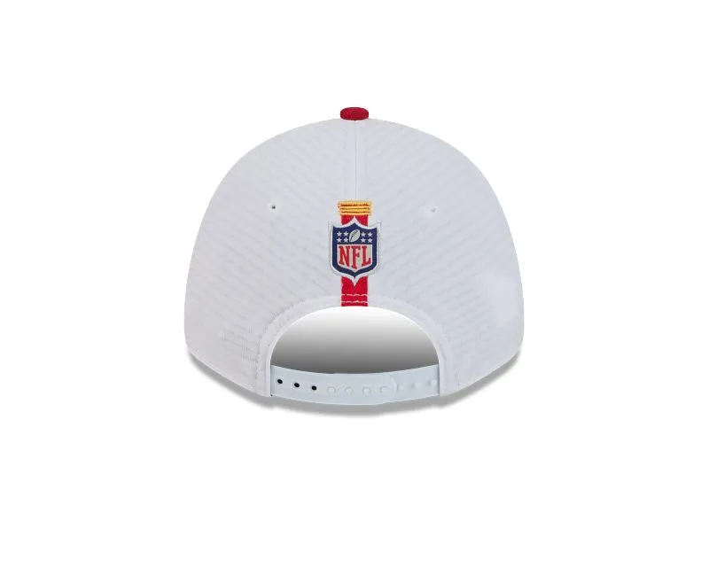Kansas City Chiefs 2024 Training White 9FORTY Stretch Snap