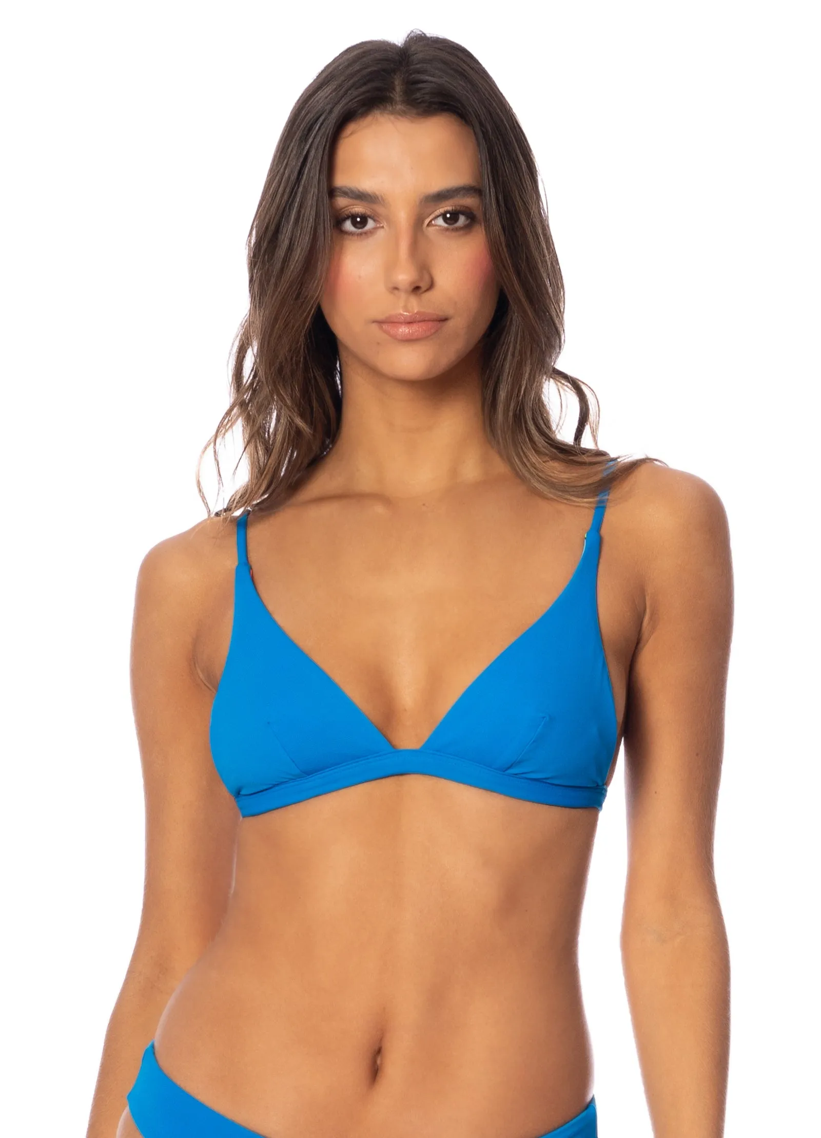 Maaji Ocean Blue Ivy Fixed Triangle Bikini Top
