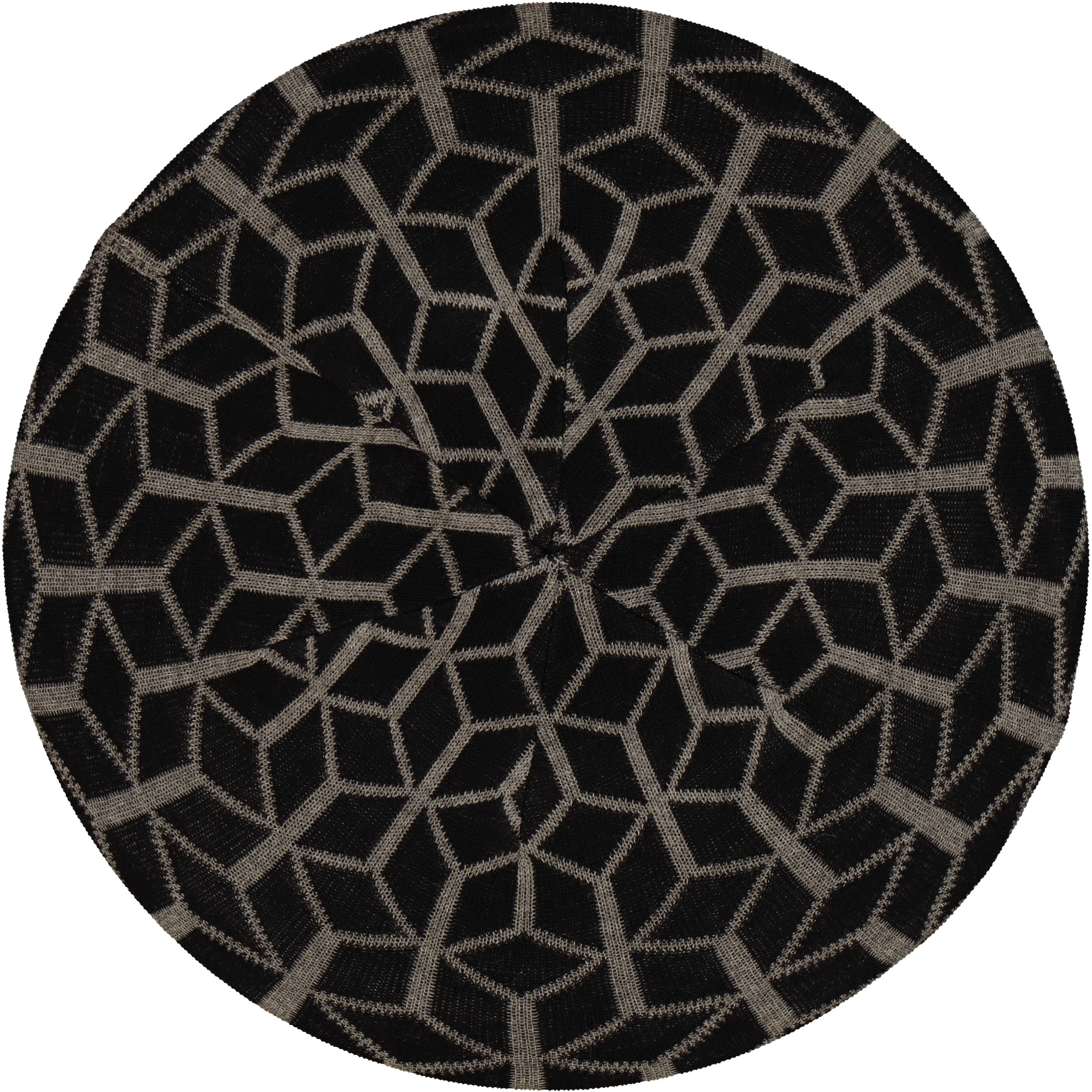 Mosaic Grey/Black Snood