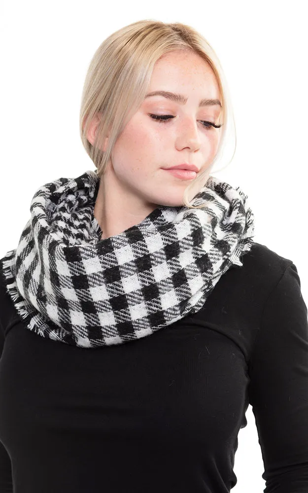MS0139 Buffalo Plaid Infinity Scarf