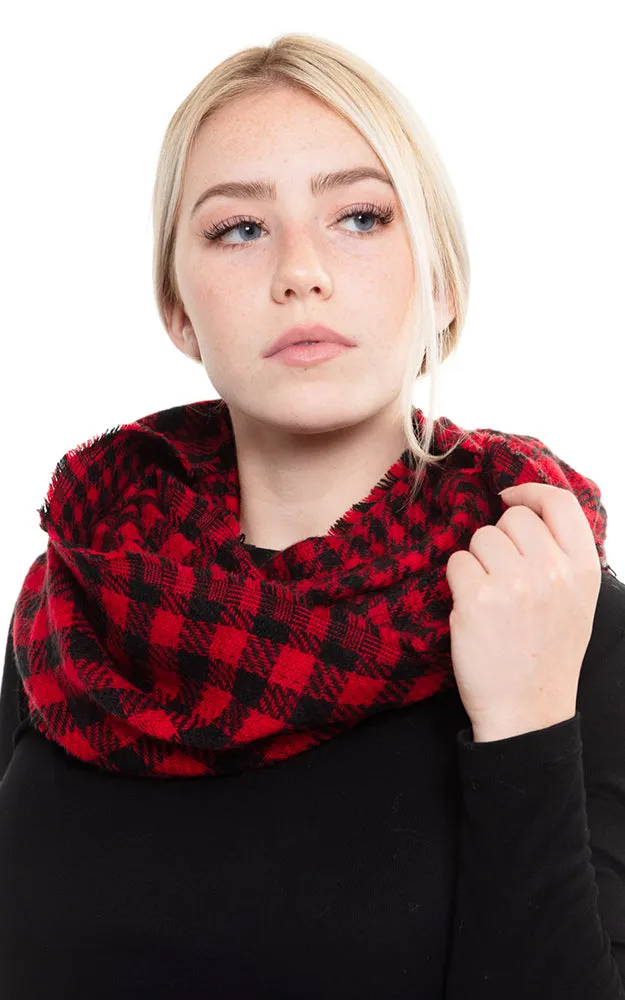 MS0139 Buffalo Plaid Infinity Scarf