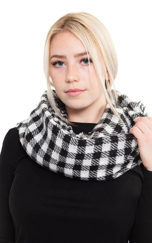 MS0139 Buffalo Plaid Infinity Scarf