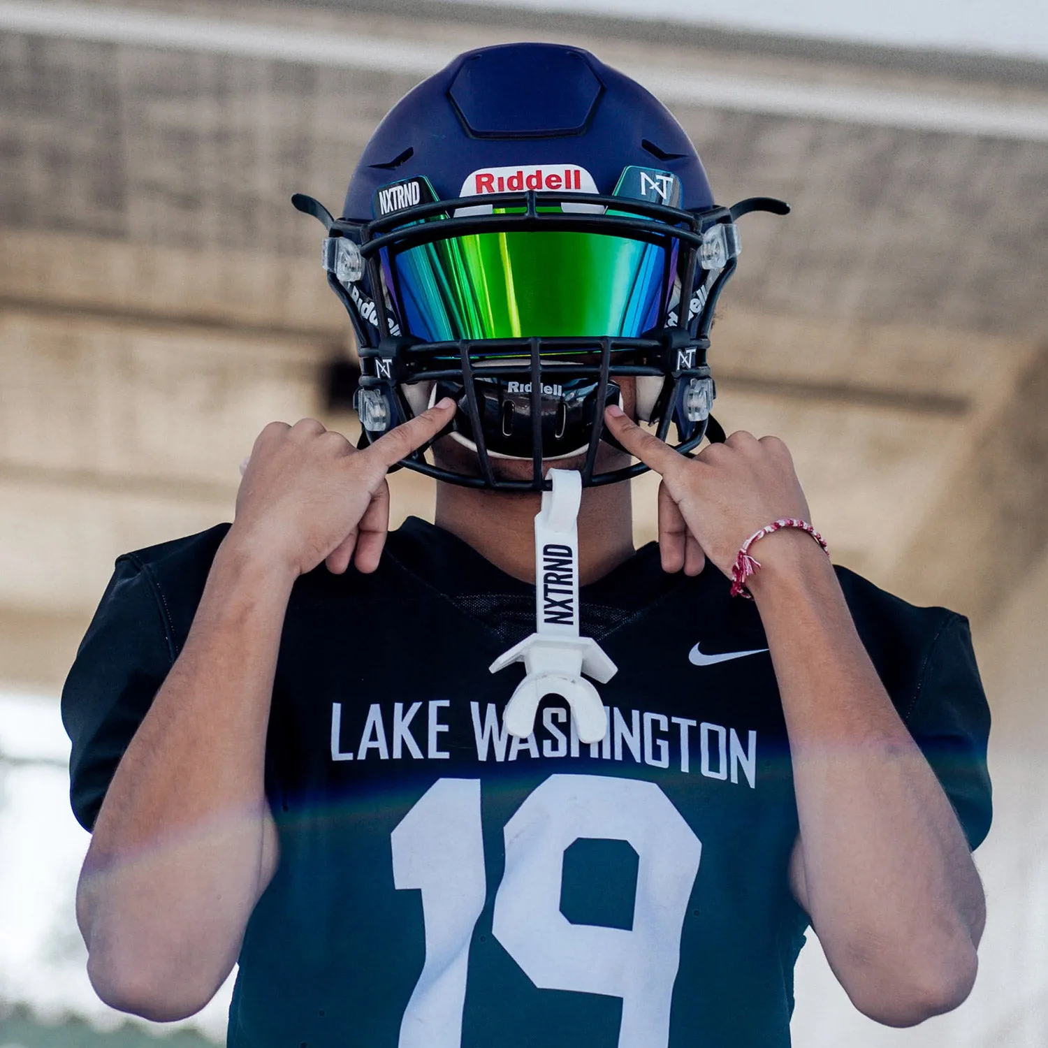NXTRND VZR1® Football Visor Green