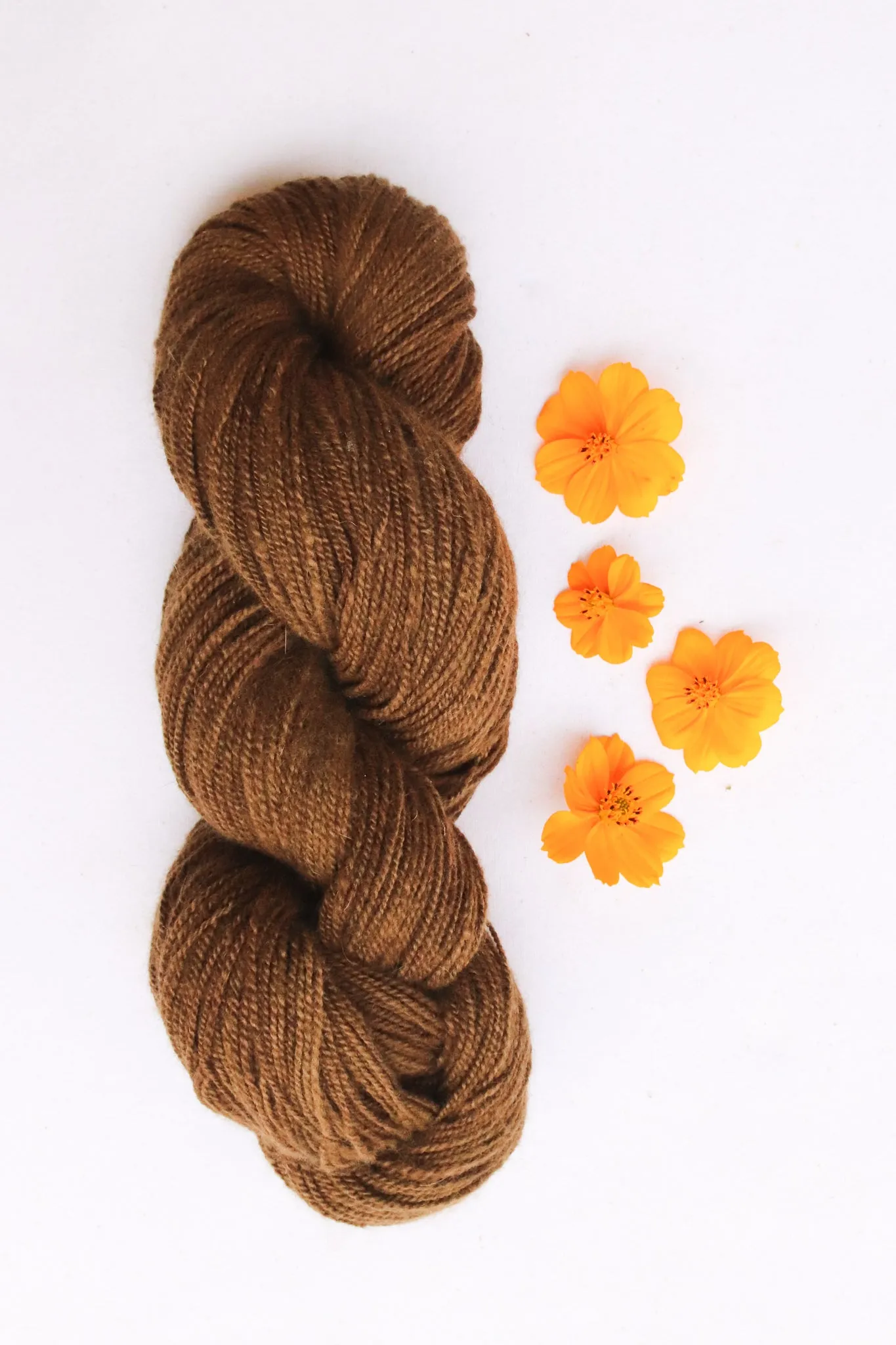 Organic Angora and Merino Blend, Rich Cosmos
