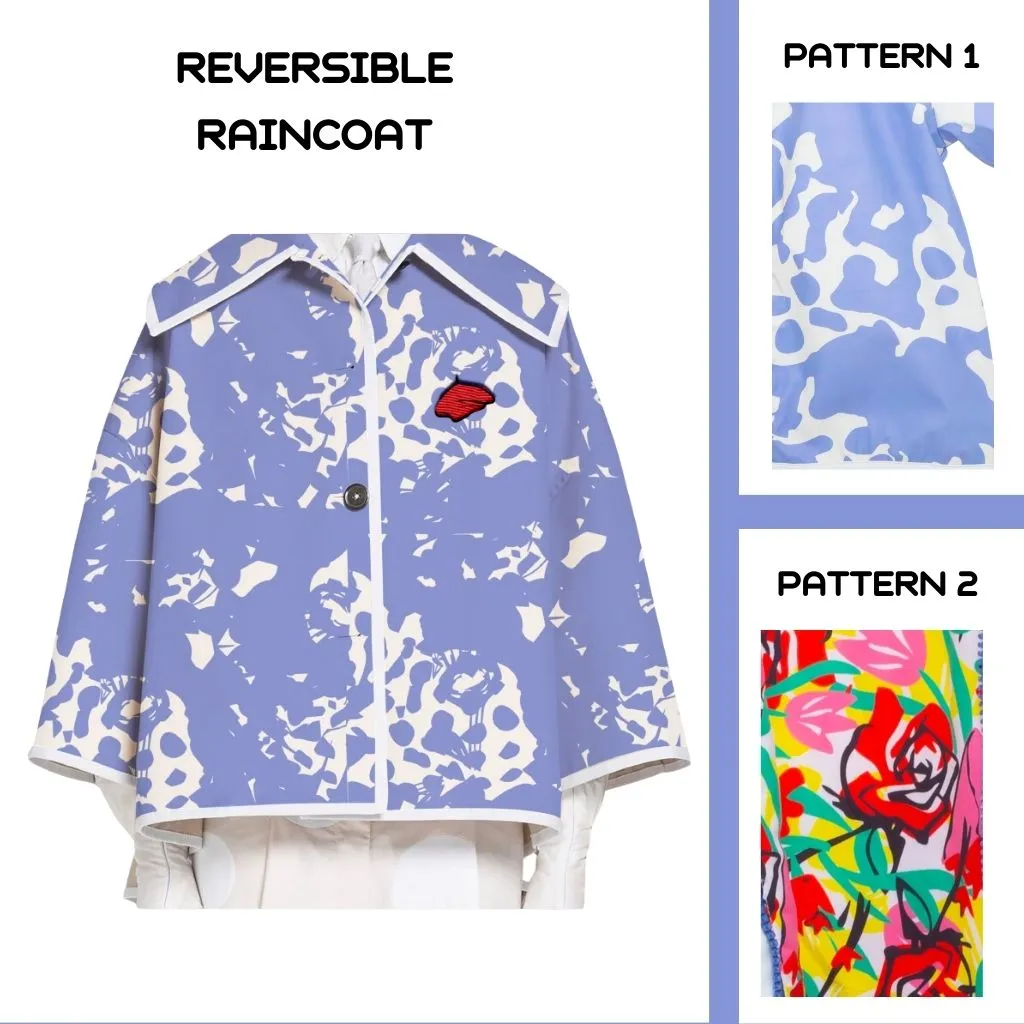 OUI OUI MON AMIE WOMEN'S RAINCOAT