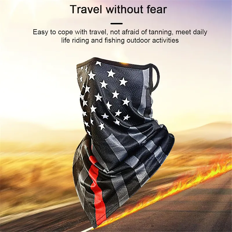 Outdoor Scarf Mask with Variety Print / Head Bandanas, Face Masks for Men and Women