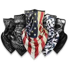 Outdoor Scarf Mask with Variety Print / Head Bandanas, Face Masks for Men and Women
