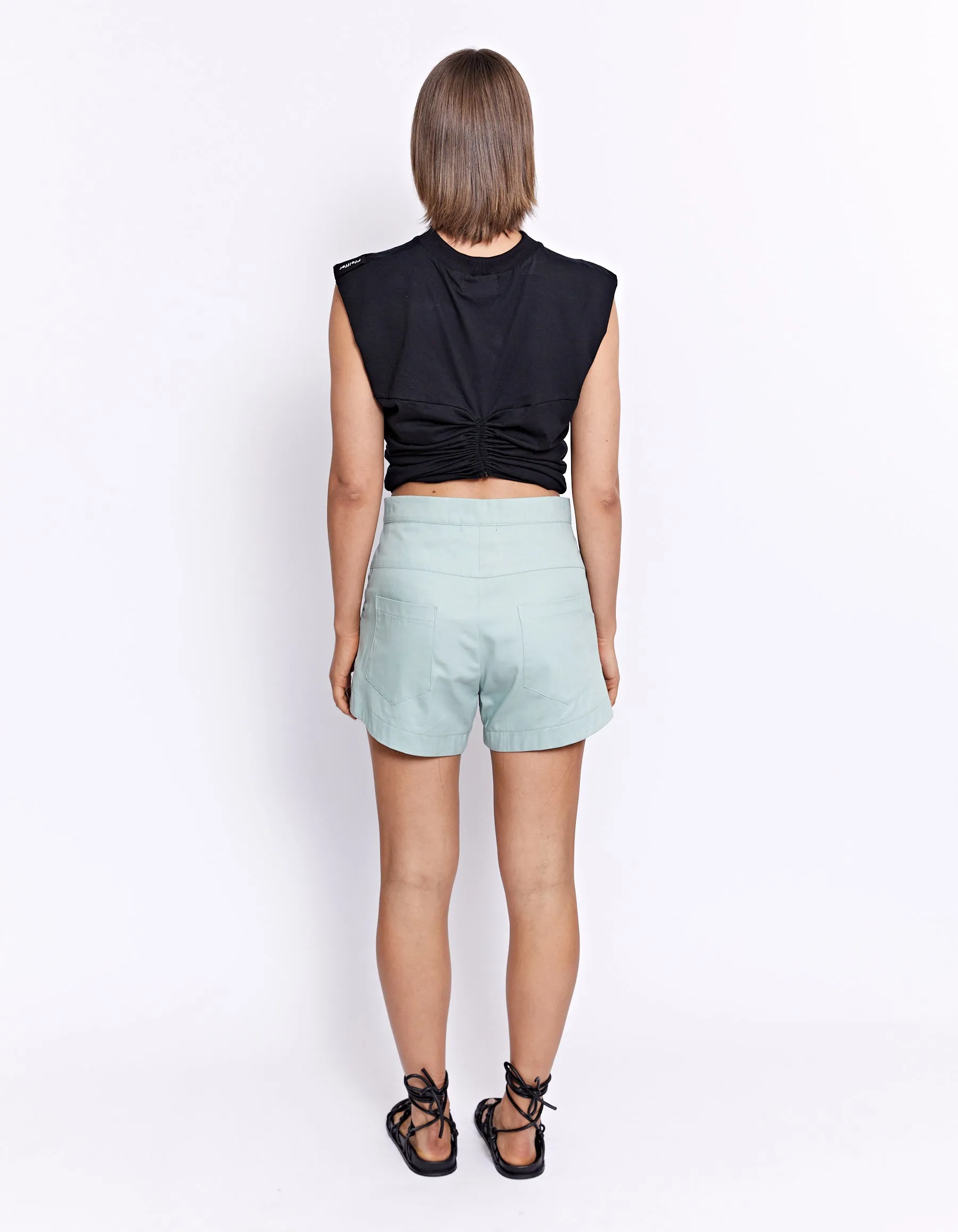 PANAMA DRILL SHORT | SAGE