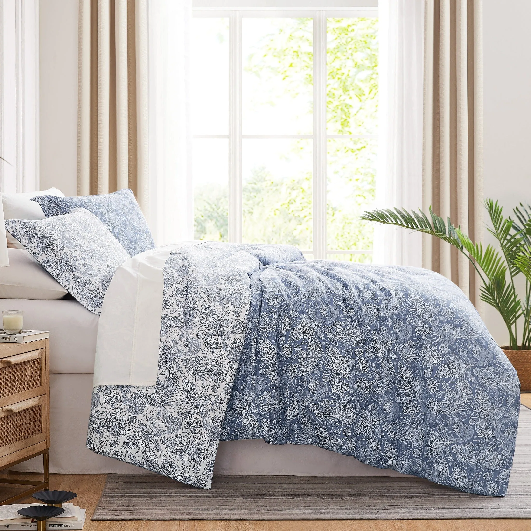 Perfect Paisley Reversible Duvet Cover Set