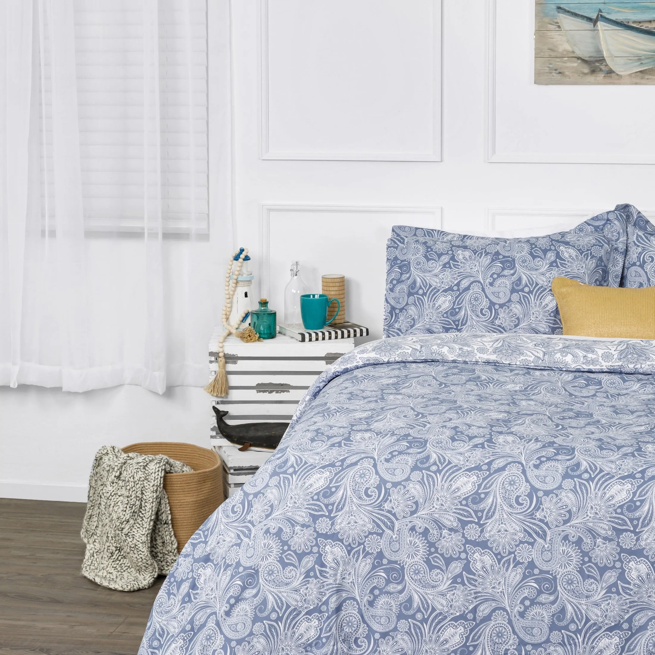 Perfect Paisley Reversible Duvet Cover Set