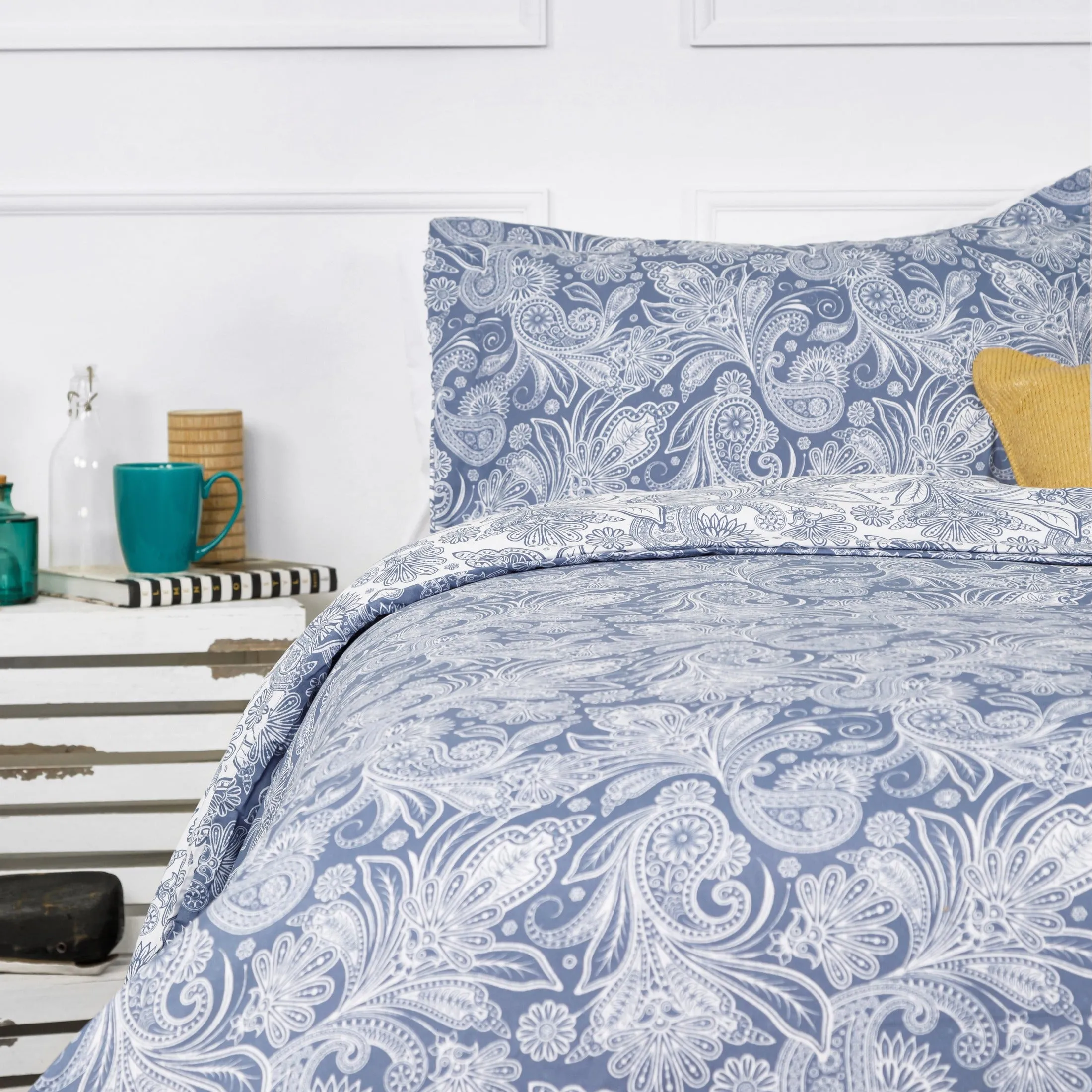 Perfect Paisley Reversible Duvet Cover Set
