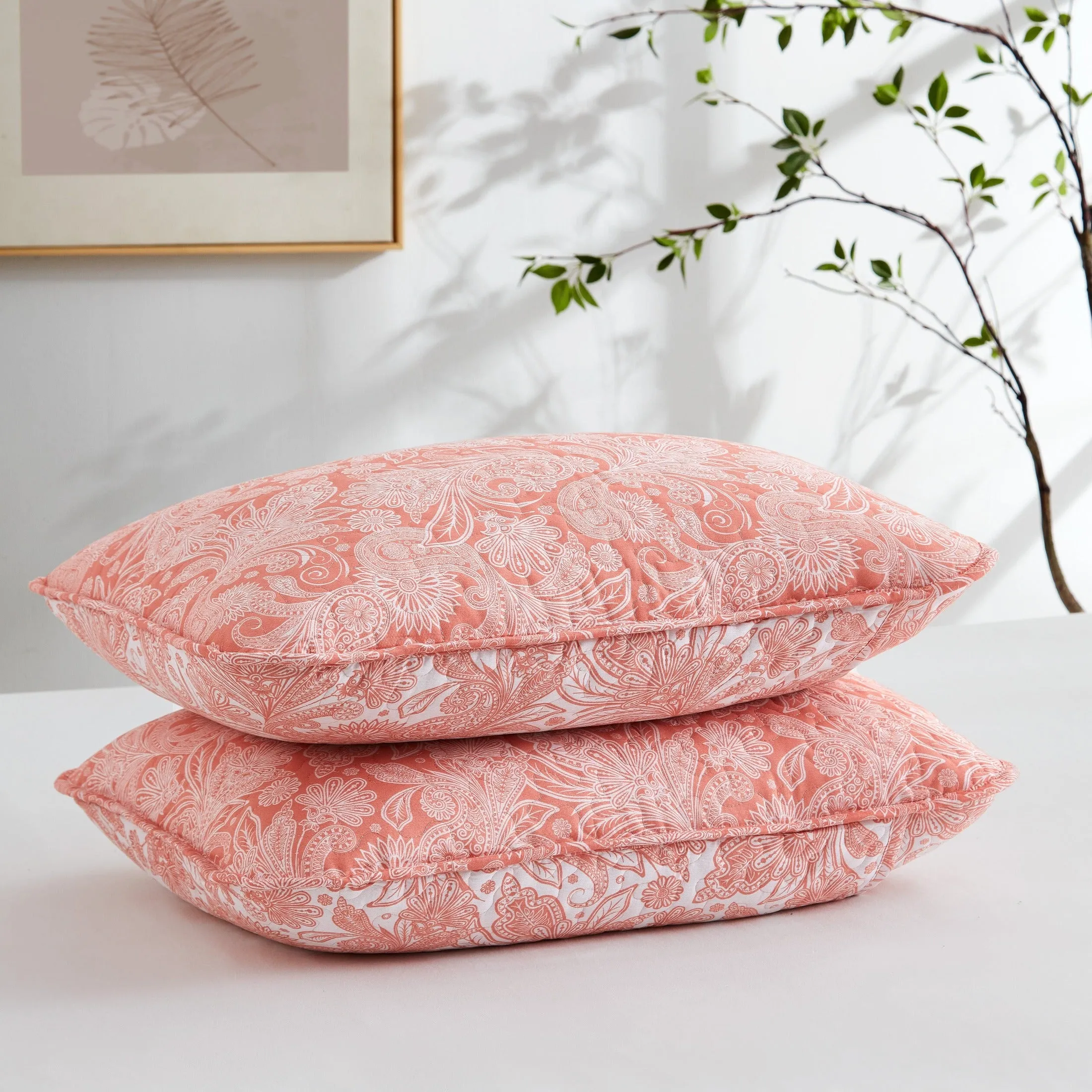 Perfect Paisley Reversible Quilt Set