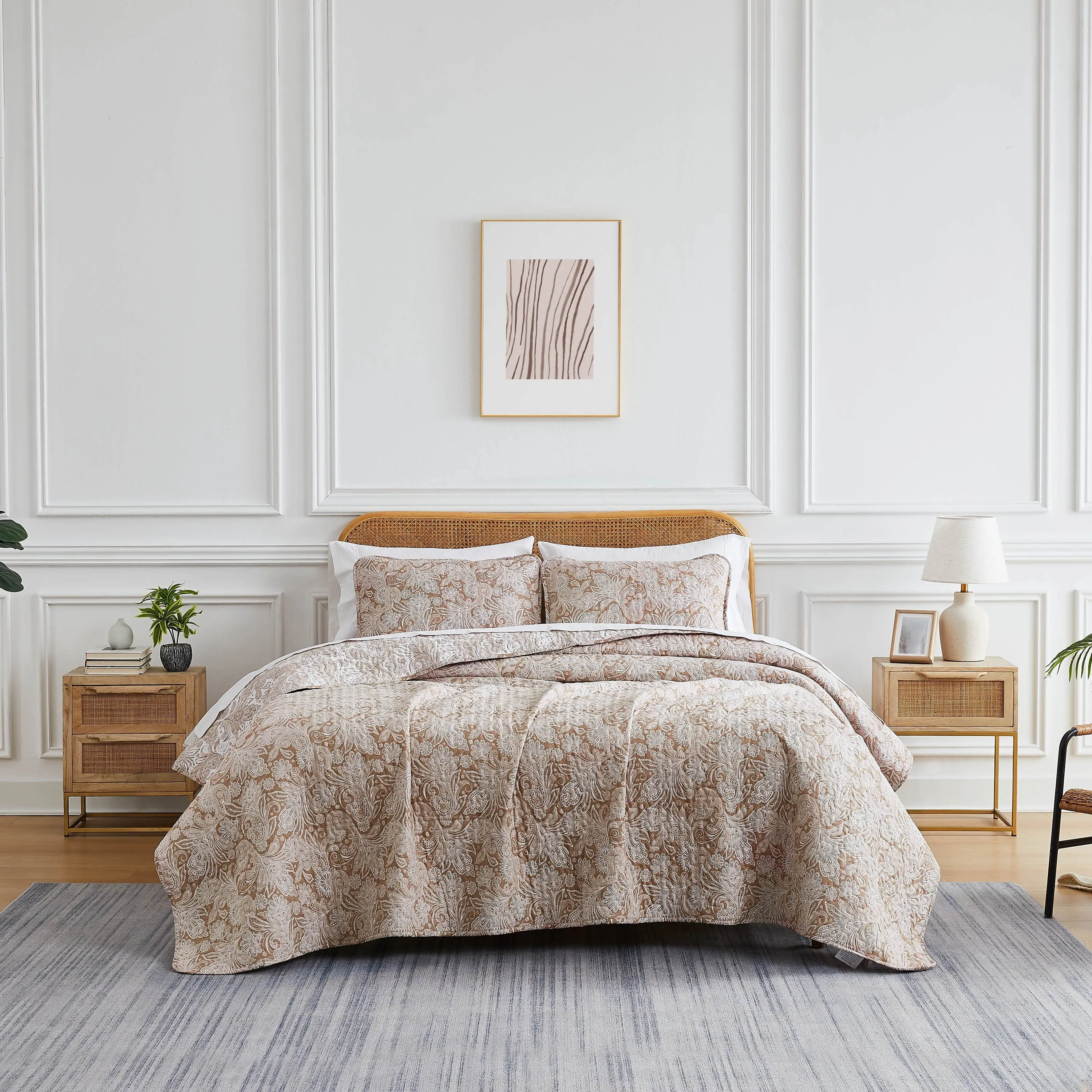 Perfect Paisley Reversible Quilt Set