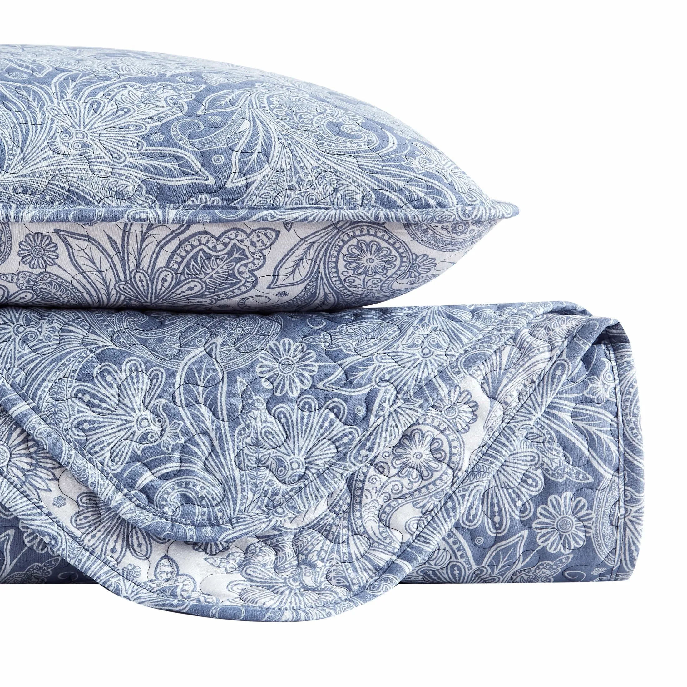 Perfect Paisley Reversible Quilt Set