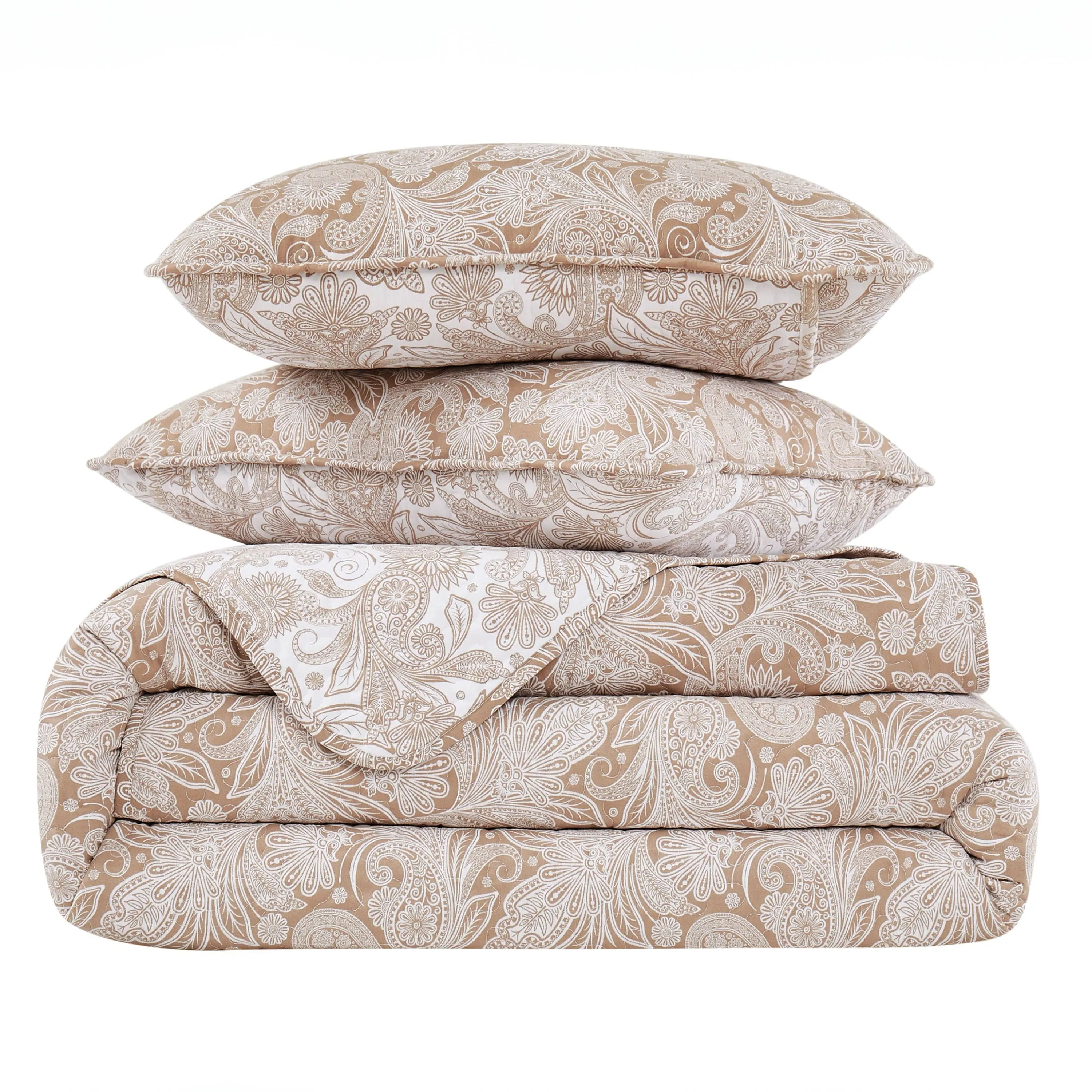 Perfect Paisley Reversible Quilt Set