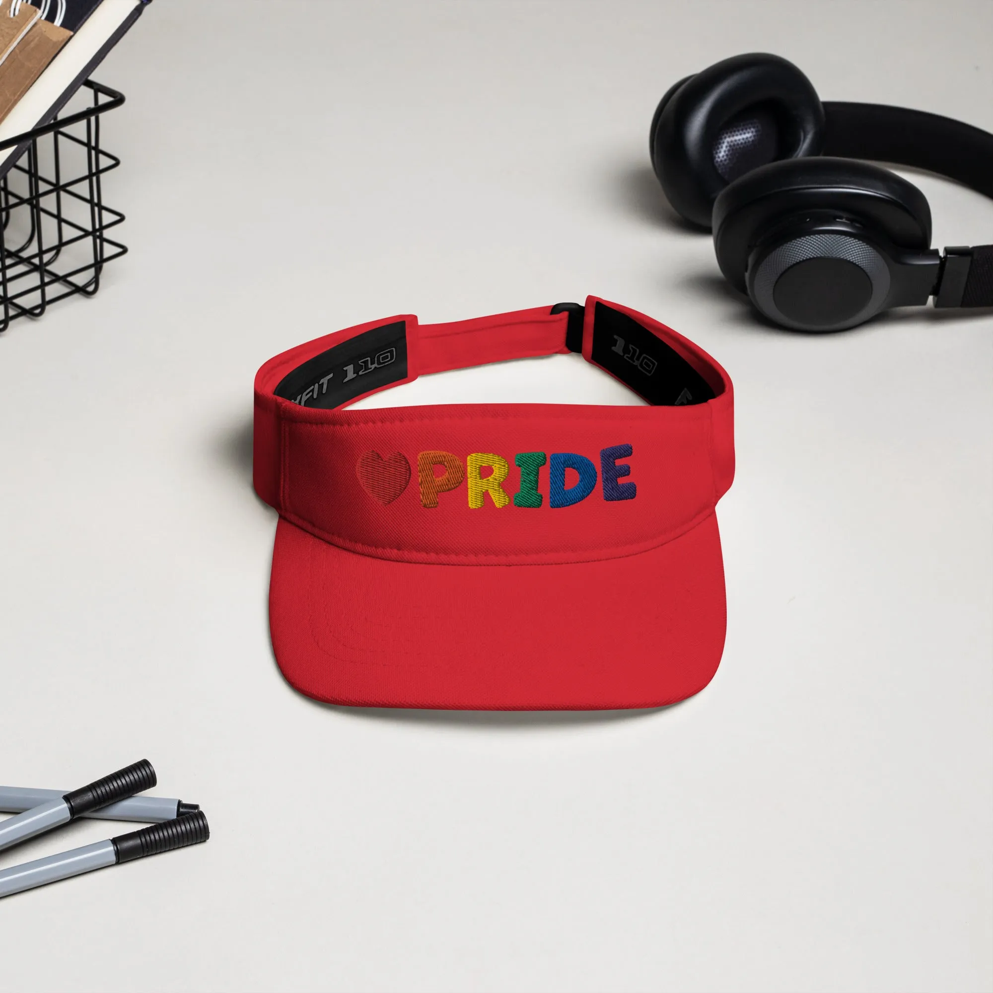 Rainbow Pride Visor