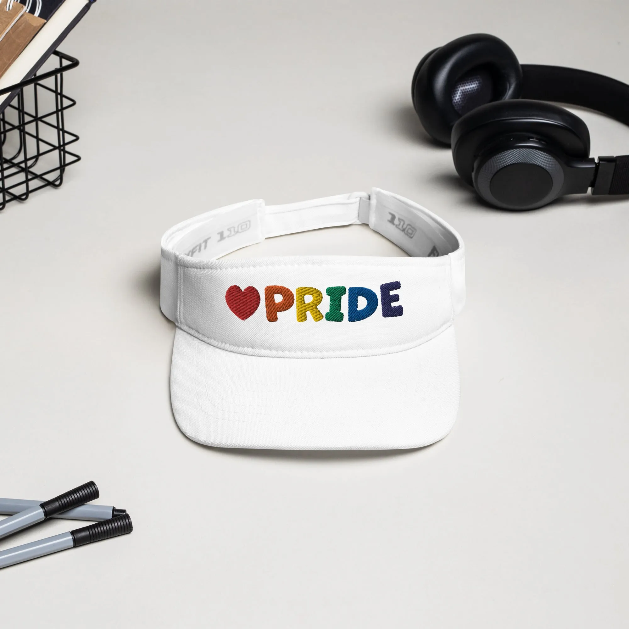 Rainbow Pride Visor
